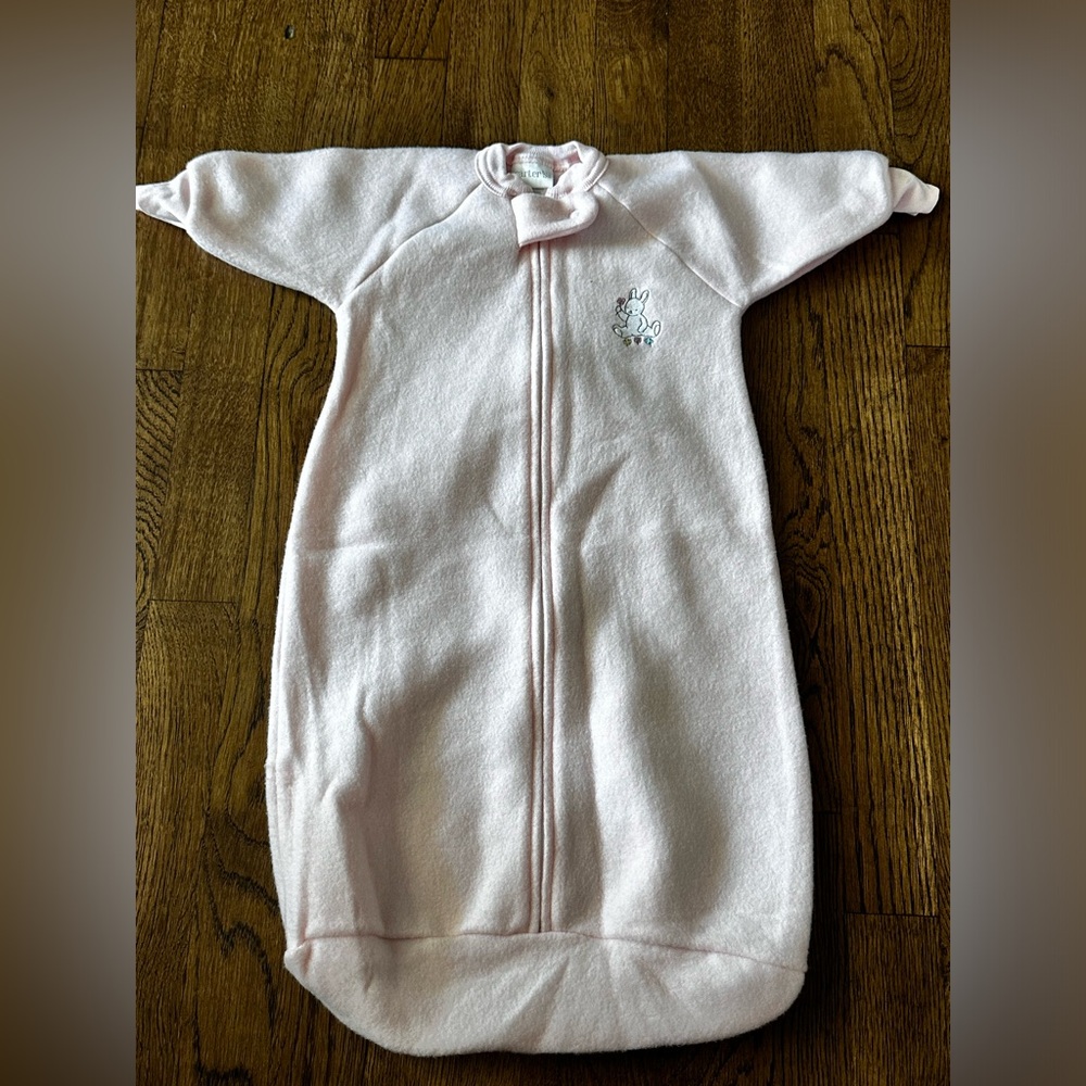 Y2K vintage Carter's Pink Sleep Sacks Cozy Pajamas